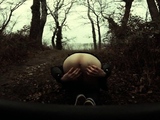 Flashing in the forest cum piss and ass