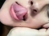 LONG TONGUE BEAUTY SHOWS OFF LONGEST TONGUE AND WIDE THROAT