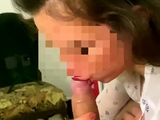 Public parking garage blowage by a real duo - Amazing xxx