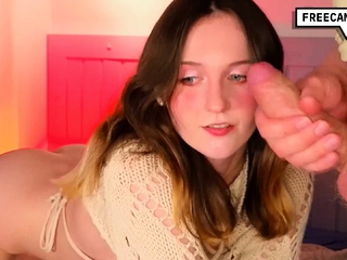 Pretty Gal Blowjobs Her BF and Gets Doggystyled