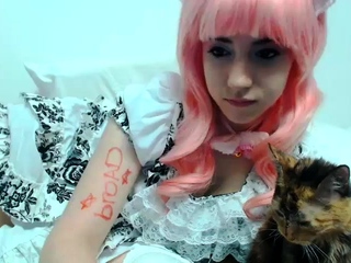Emo Teen Becka Solo Webcam Masturbation Porn