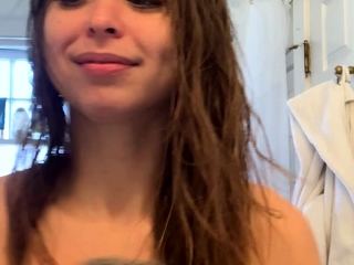 Small titted babe gives awesome blowjob