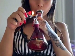 Sexy Teen Ebony Solo Toy Masturbation
