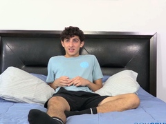 Solo Wanking Affair With Bisexual Lad