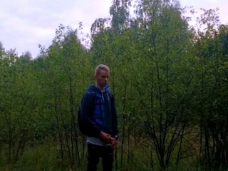 Outdoor Twink Peeing in the Woods