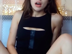 Stunning Hot College Girl Latina Masturbating On Webcam