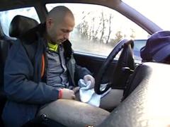 Wanking In The Car